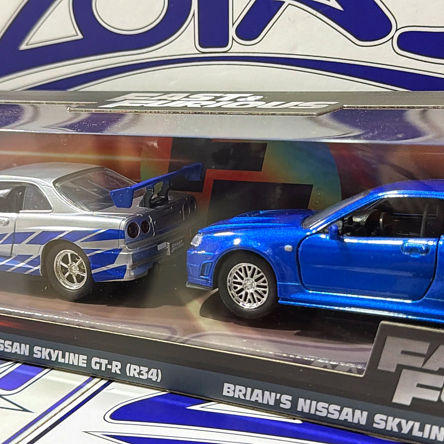31980 BRIANS NISSAN SKYLINE GTR R34 & BRIANS NISSAN SKYLINE GTR R34 1/32