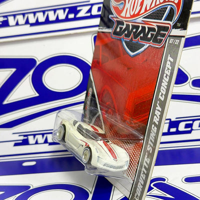 T8279 CORVETTE STINGRAY CONCEPT HOTWHEELS GARAGE