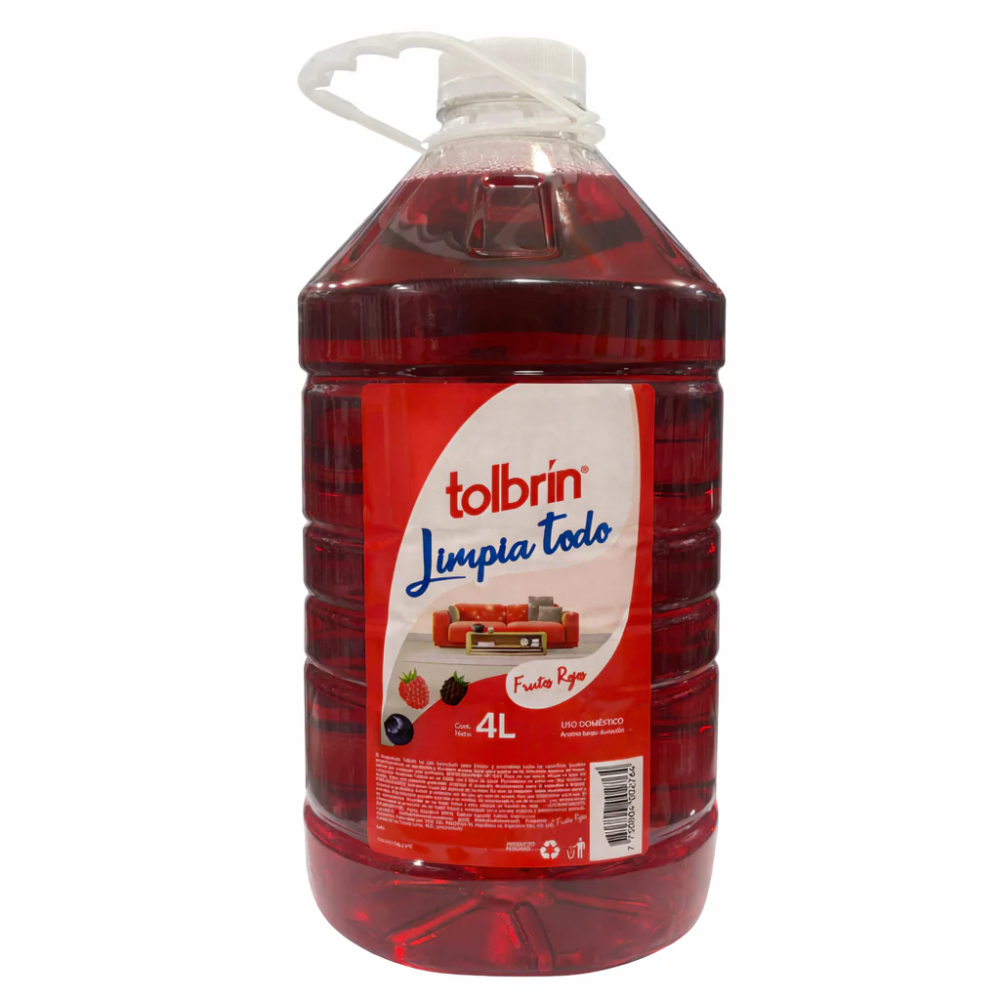 LIMPIA TODO TOLBRÍN FRUTOS ROJOS 4L