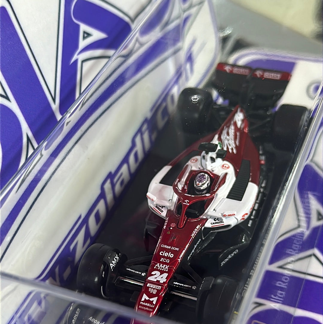 2022 F1 C42 #24 Zhou Guanyu C/Casco