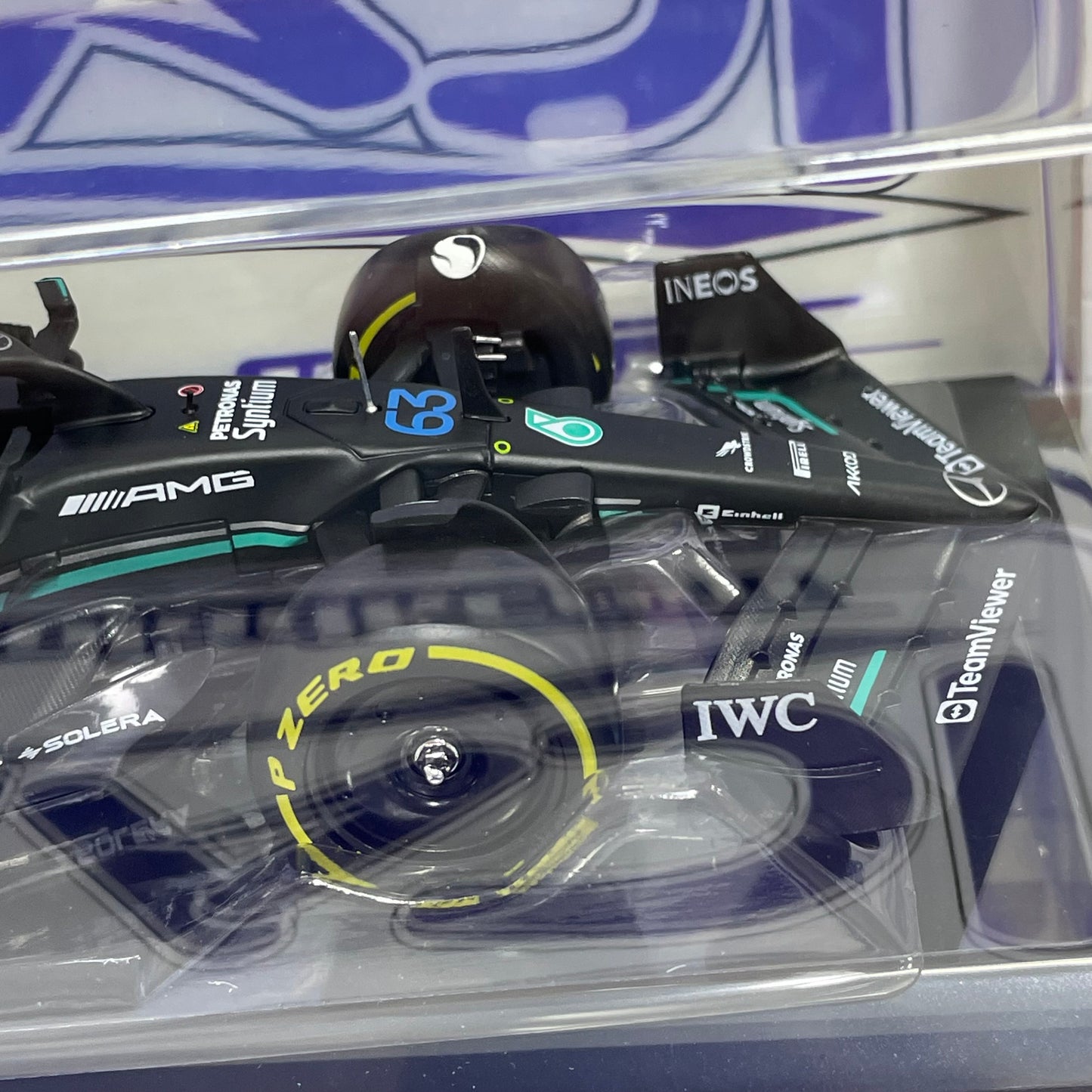 02508 MERCEDES AMG F1 W14 #63 GEORGE RUSSELL 1/24 BUGAGO