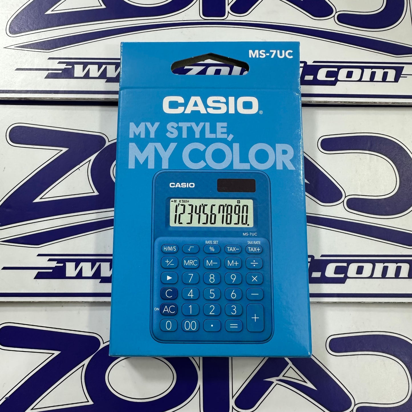 CALCULADORA DIGITAL CASIO MS-7UC COLORES VARIADOS