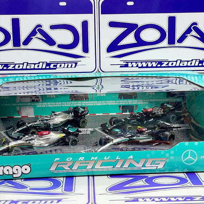 1/43 PACK FORMULA 1 MERCEDES AMG PETRONAS