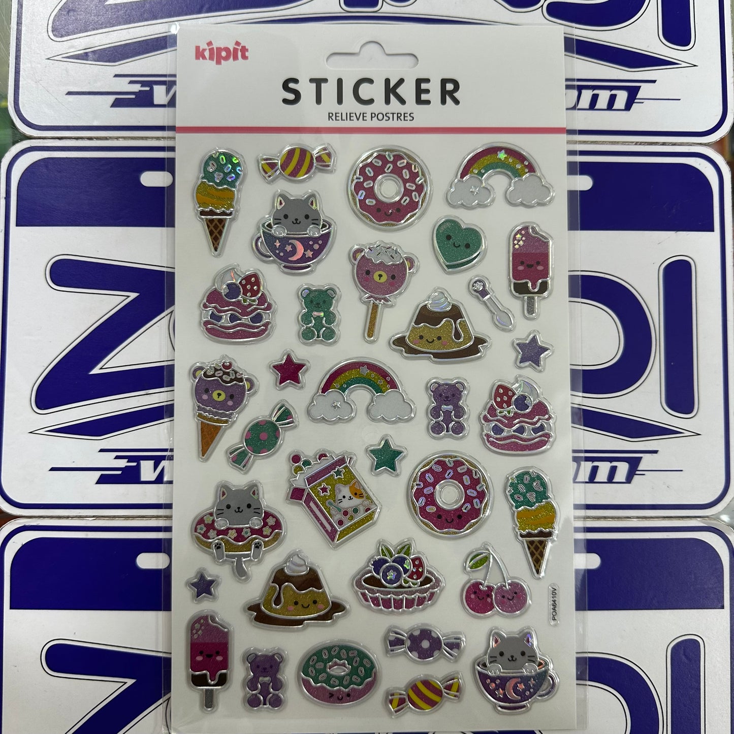 STICKERS RELIEVE POSTRES