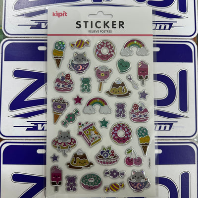 STICKERS RELIEVE POSTRES - darkloi - Zoladi Perú