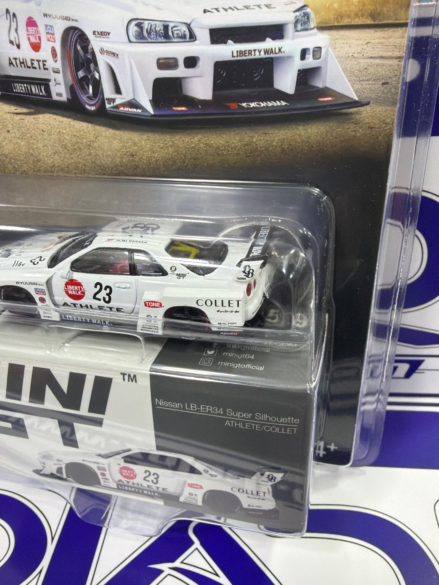 1059 MINIGT NISSAN SKYLINE R34 SUPER SILHOUETTE