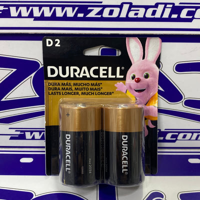 PILAS TIPO D DURACELL 1.5V EXTRA DURACION