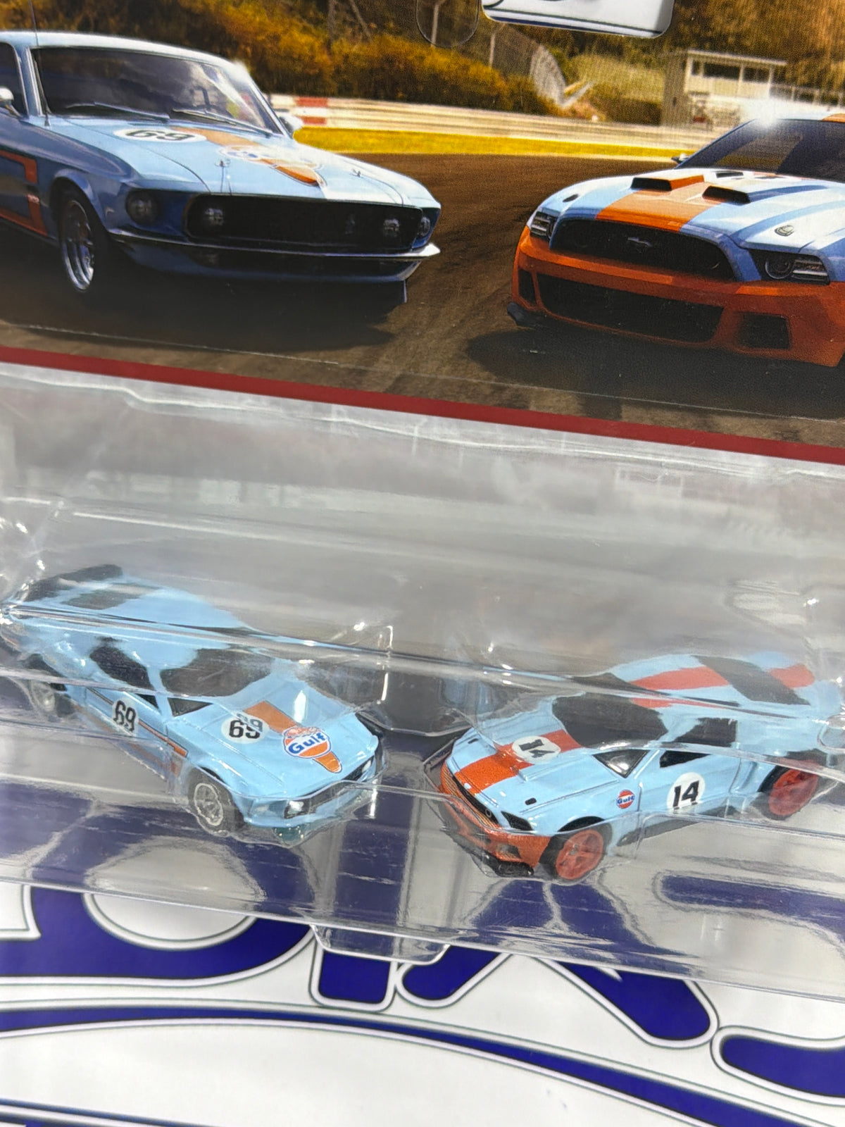 HKF58 SET MUSTANG BOSS 302 Y CUSTOM MUSTANG