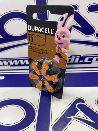 PILA AUDITIVA DURACELL 13 SET X6 UNIDADES paruro disponible en Zoladi Lima