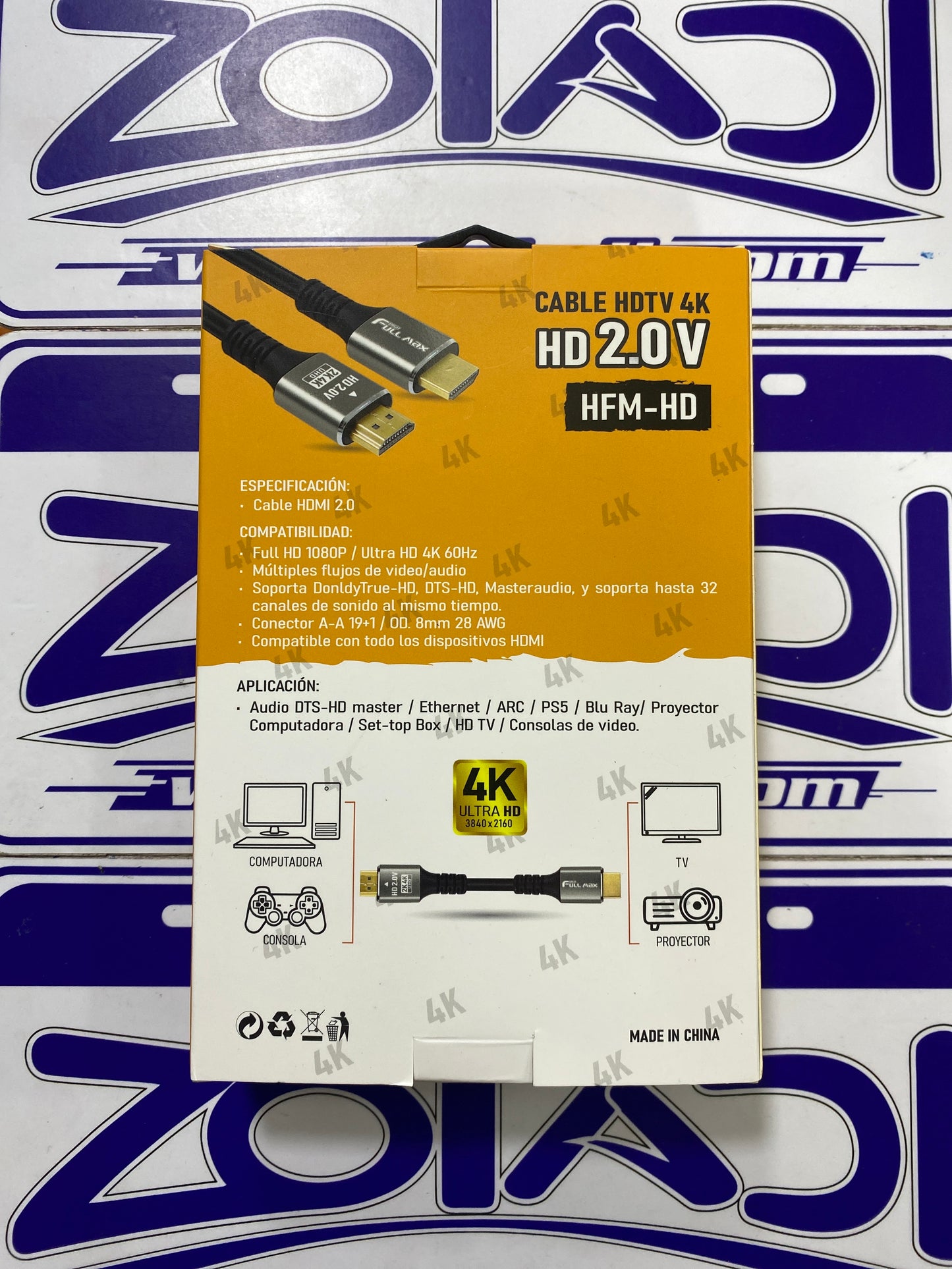 CABLE HD2.0V PREMIUM 3M paruro disponible en Zoladi Lima