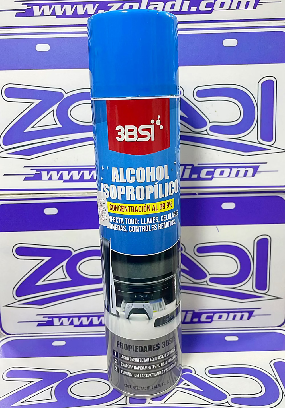 ALCOHOL ISOPROPÍLICO EN SPRAY 440ML