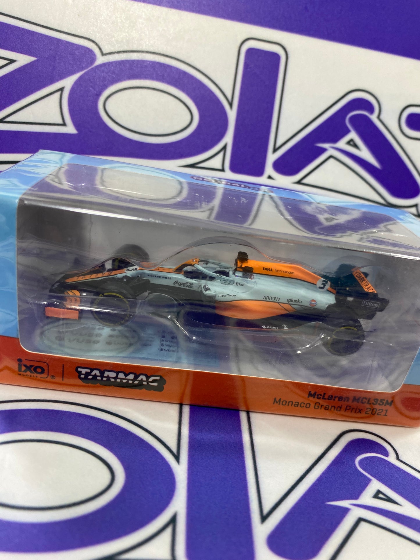 TARMAC RICCIARDO MCLAREN MCL35 MÓNACO GRAND PRIX 2021