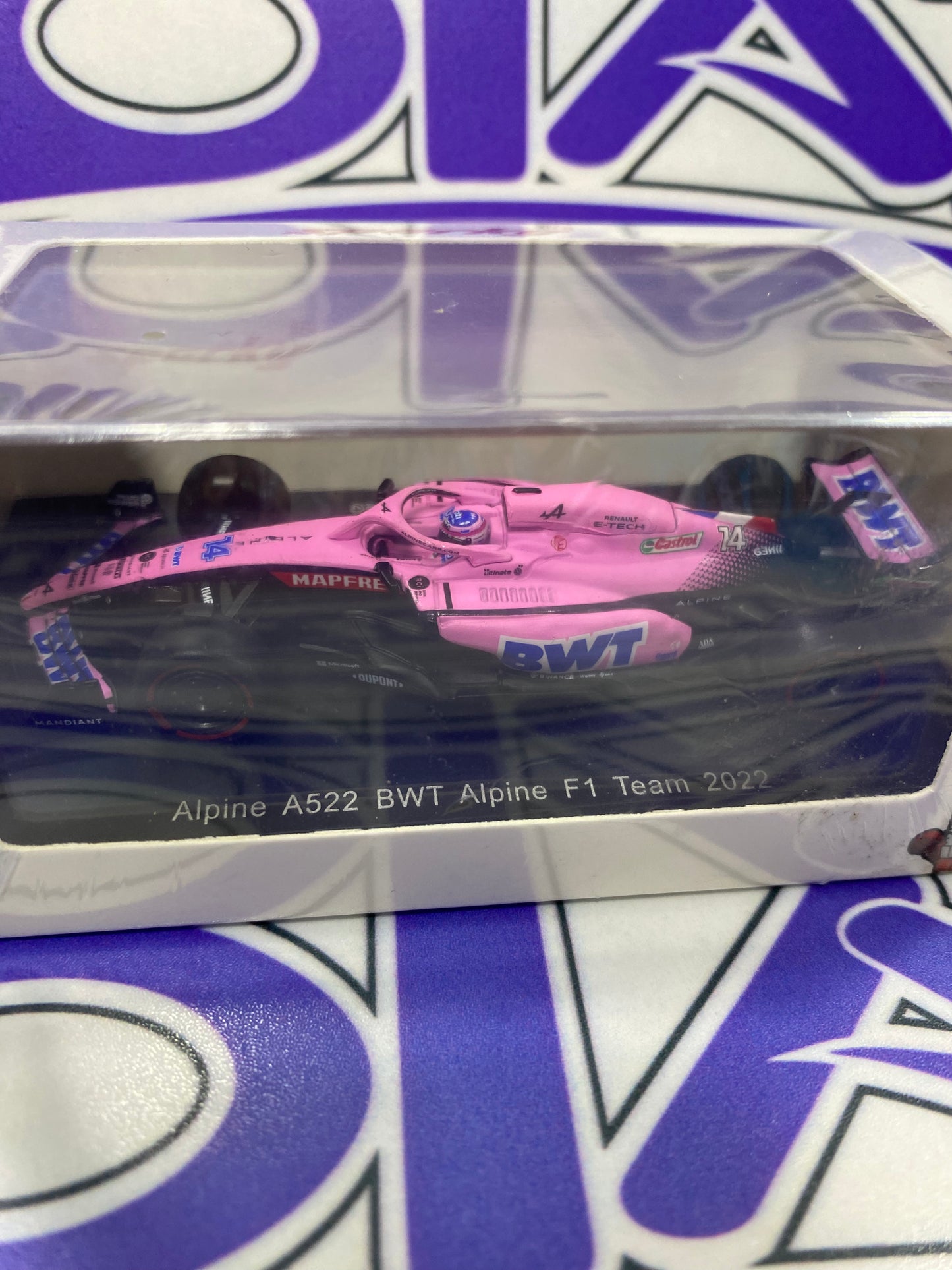 ALPINE 1/64 BWT F1 TEAM 2022 FERNANDO ALONSO