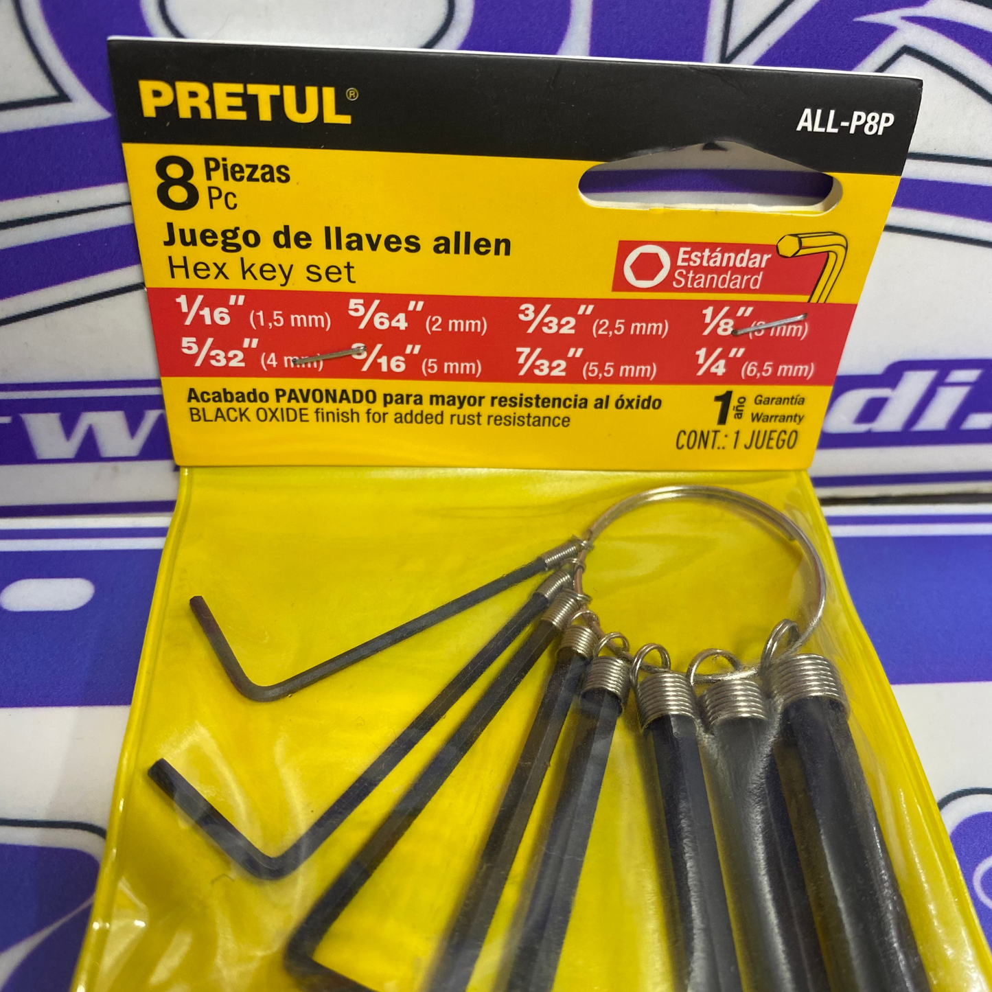 Set de llaves Allen (STANDARD)