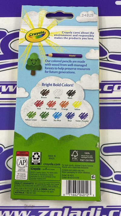 PACK DE LAPICES DE COLORES 12 UNIDADES