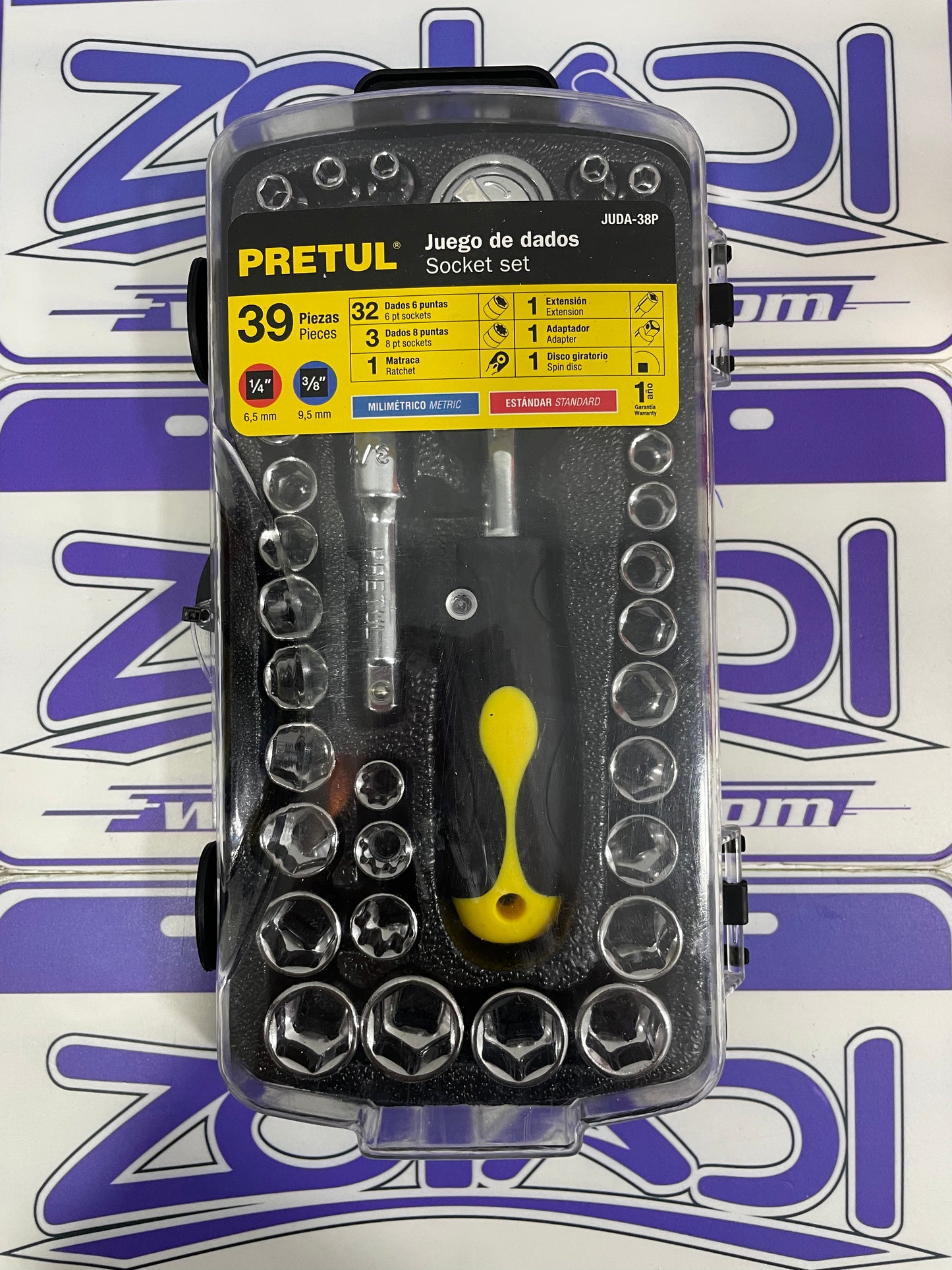 JUEGO DE LLAVES CON RATCHET-RACHI