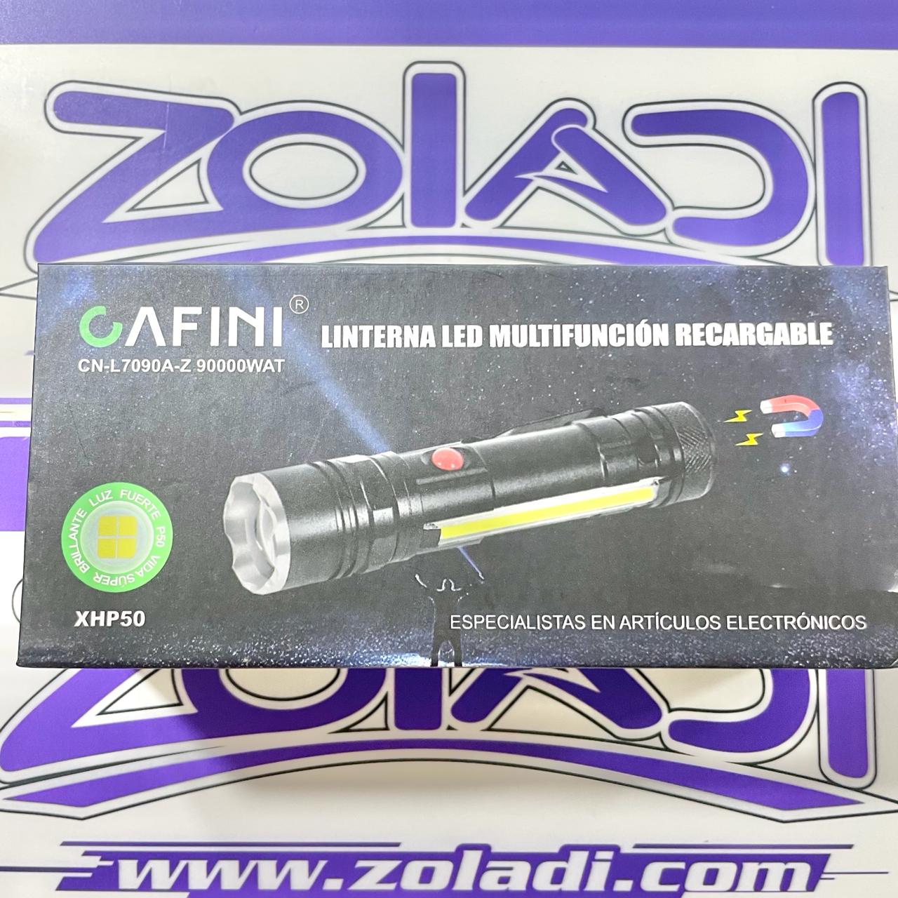 RECHARGEABLE MULTIFUNCTION LED FLASHLIGHT