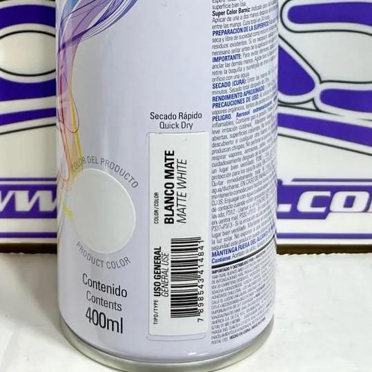 Blanco Mate- Pintura en Spray TEKBOND