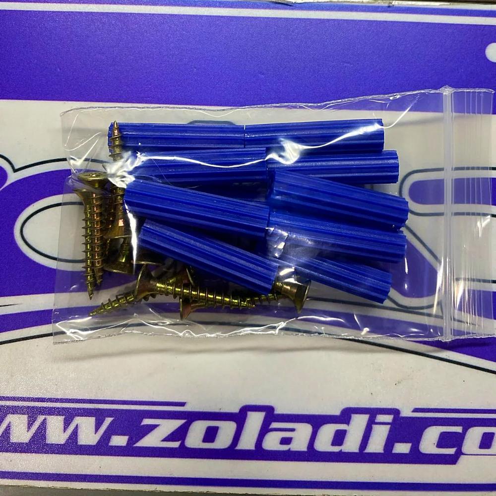 TORNILLOS Y TARUGO 4.5MM X 30MM JUEGO X 10