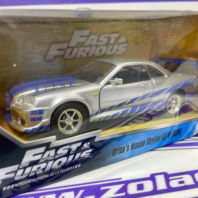 BRIAN NISSAN SKYLINE GTR34 1/32
