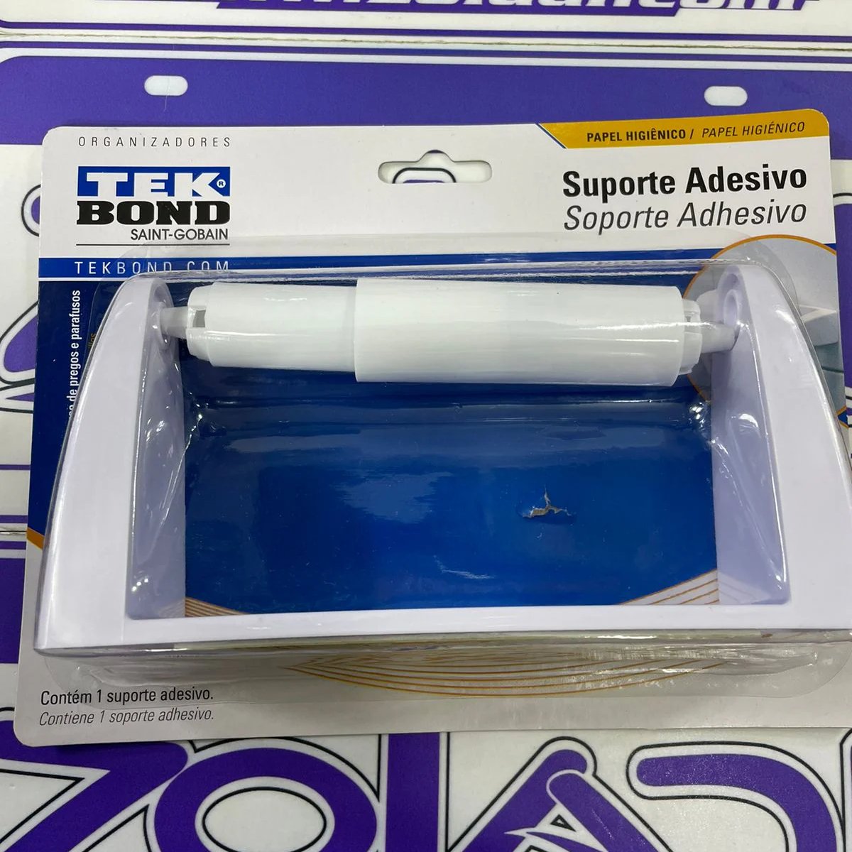 SOPORTE ADESIVO PARA PAPEL HIGIENICO