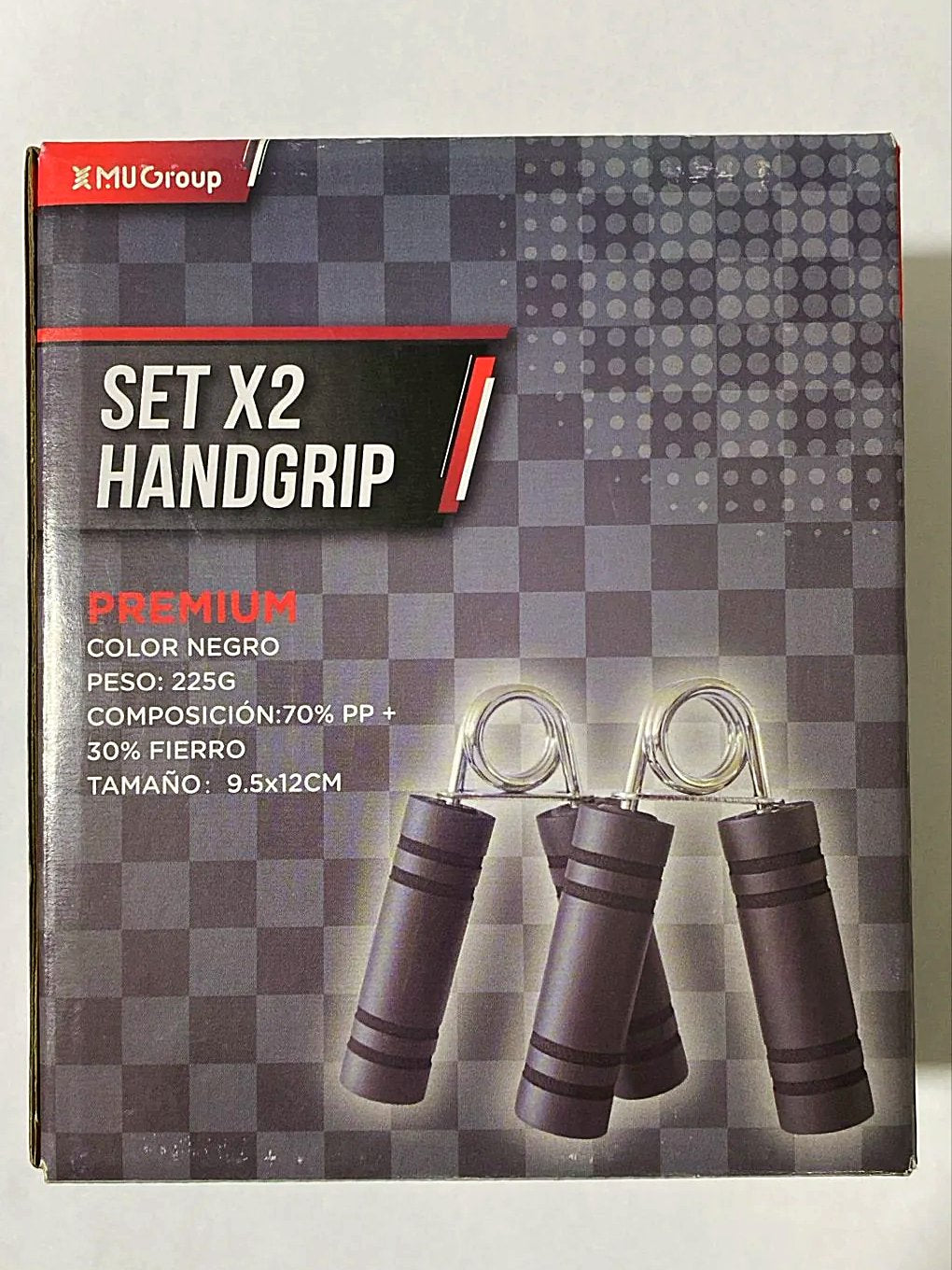 SET X2 MANCUERNA HANDGRIP PREMIUM NEGRO