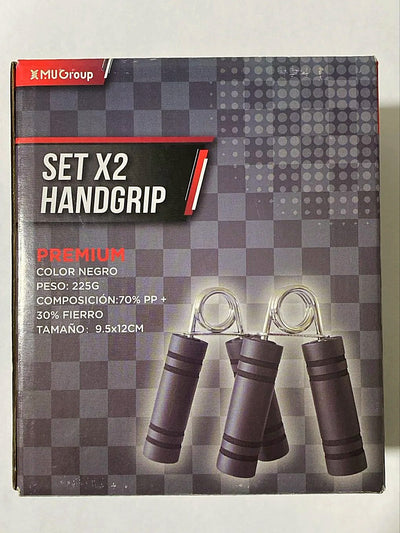 SET X2 MANCUERNA HANDGRIP PREMIUM NEGRO