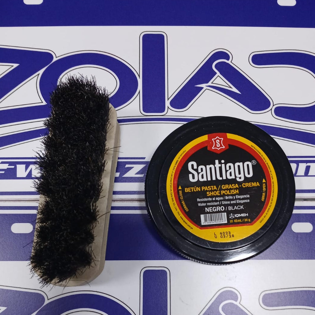 PACK LIMPIEZA DE ZAPATO - BETUN Y ESCOBILLA