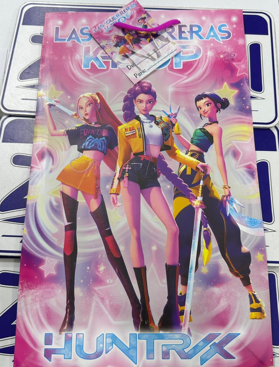 BOLSA DE REGALO MEDIANA DIBUJOS ANIMADOS PARA NIÑA ALEATORIO