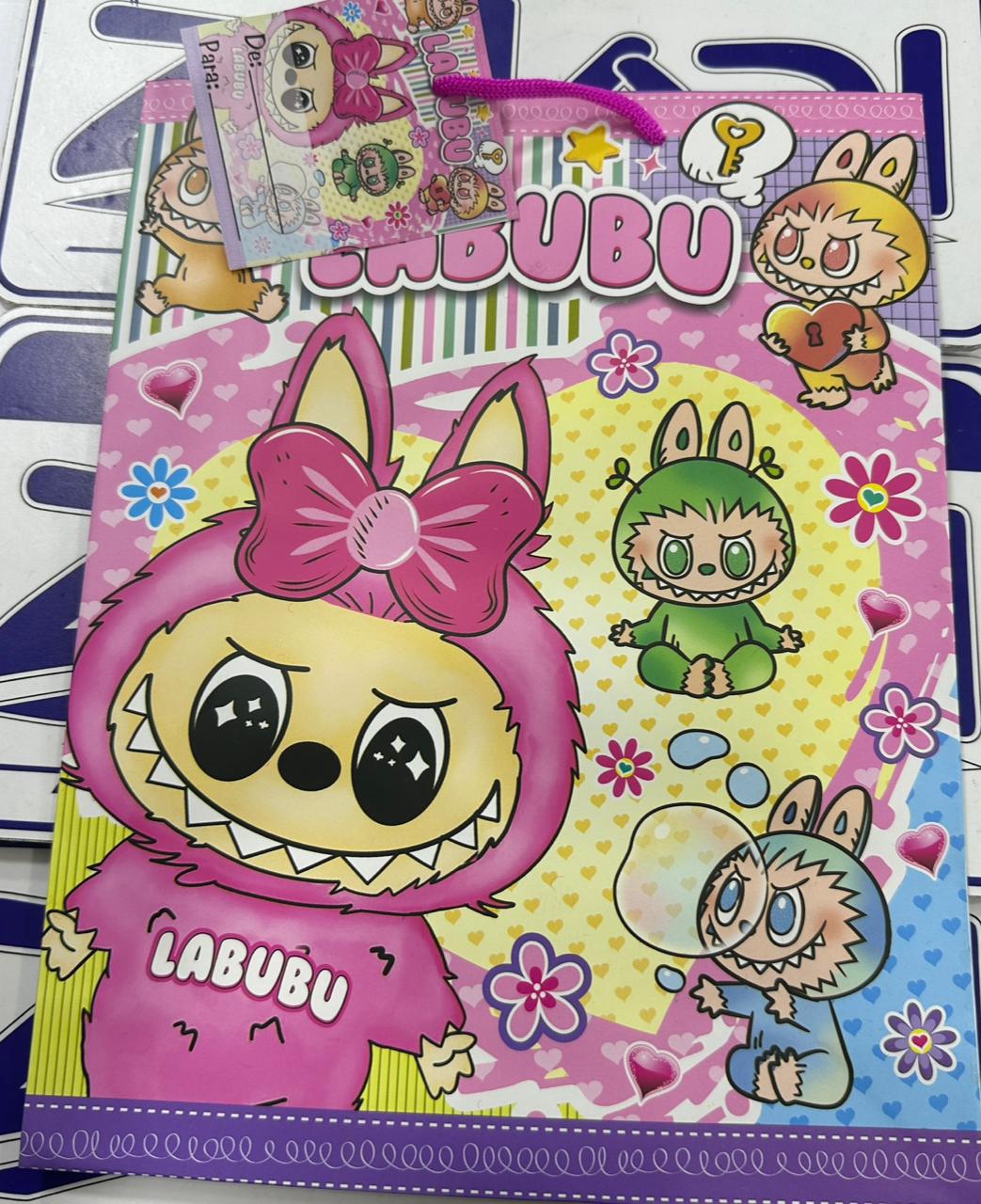 BOLSA DE REGALO PEQUEÑA DIBUJOS ANIMADOS DE NIÑA ALEATORIO
