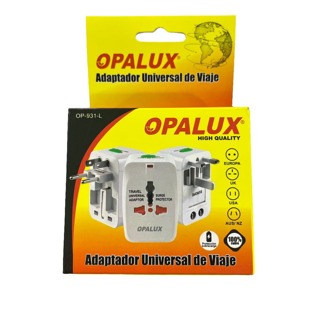 ADAPTADOR UNIVERSAL DE CORRIENTE PARA VIAJE