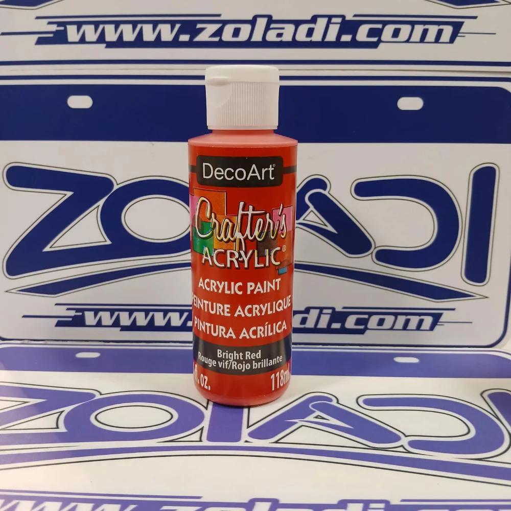 PINTURA ACRÍLICA ROJO BRILLANTE