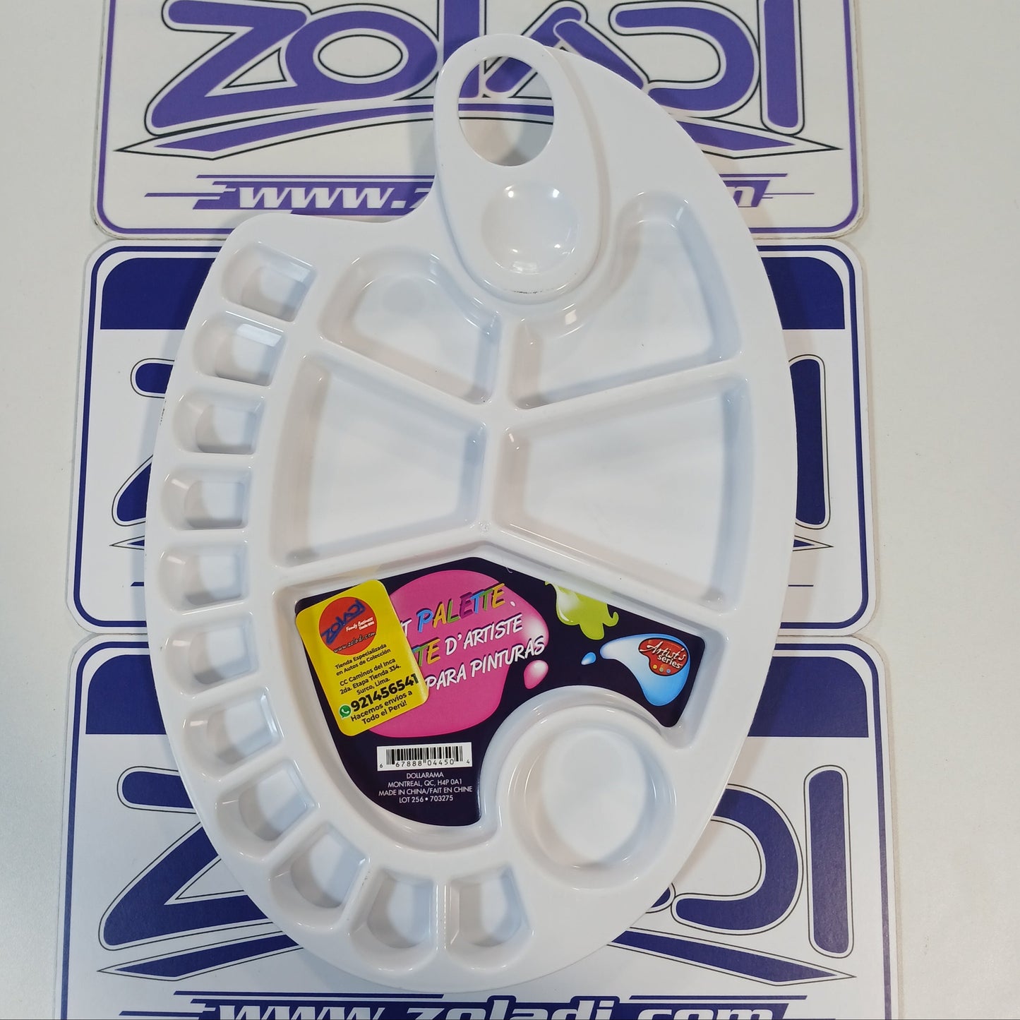 BANDEJA PALETA PLÁSTICA PARA PINTURA