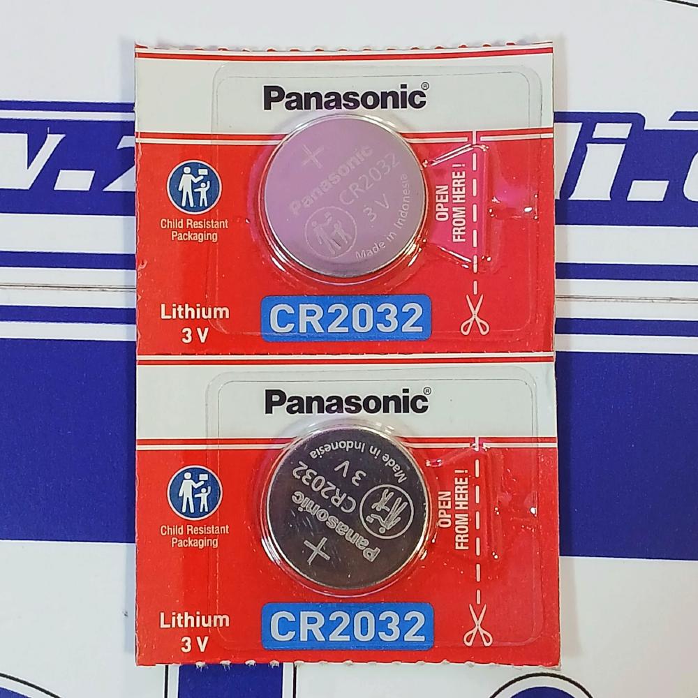 2 PILAS CR2032 TIPO BOTON PANASONIC