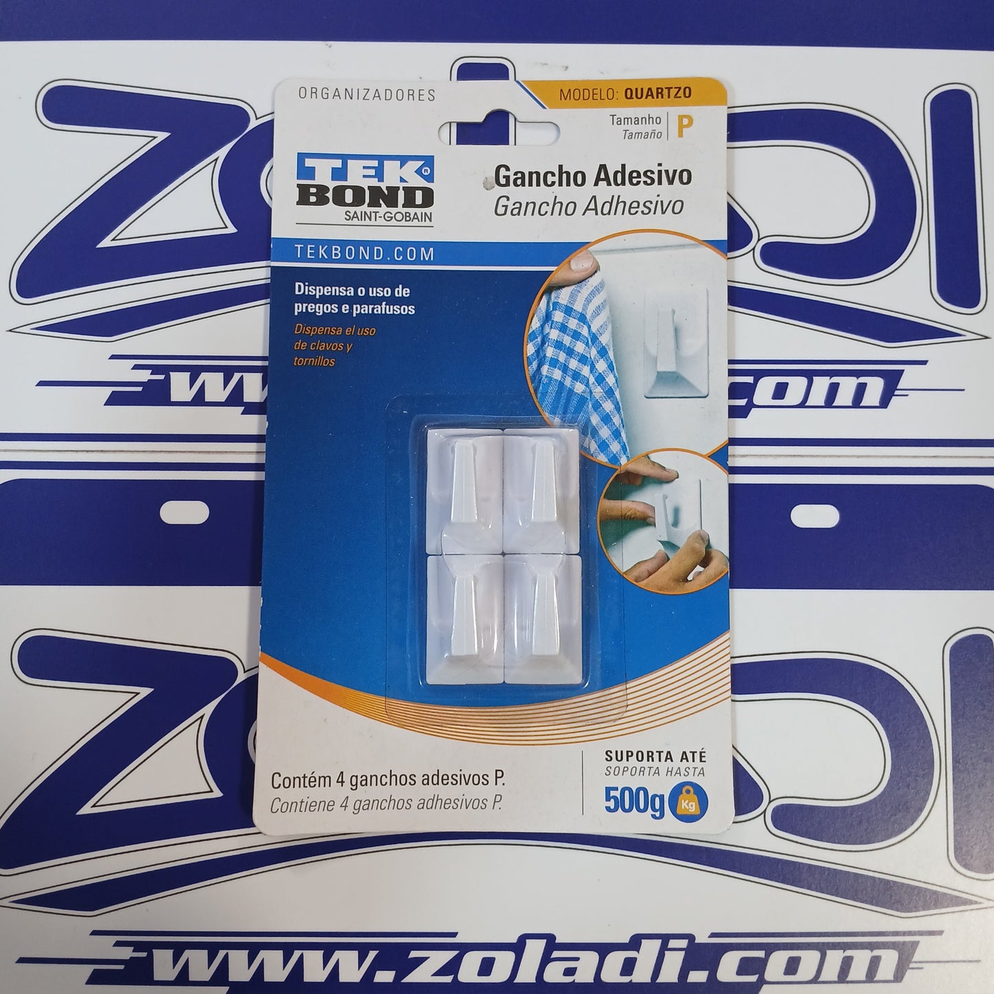 GANCHO ADHESIVO P QUARTZO