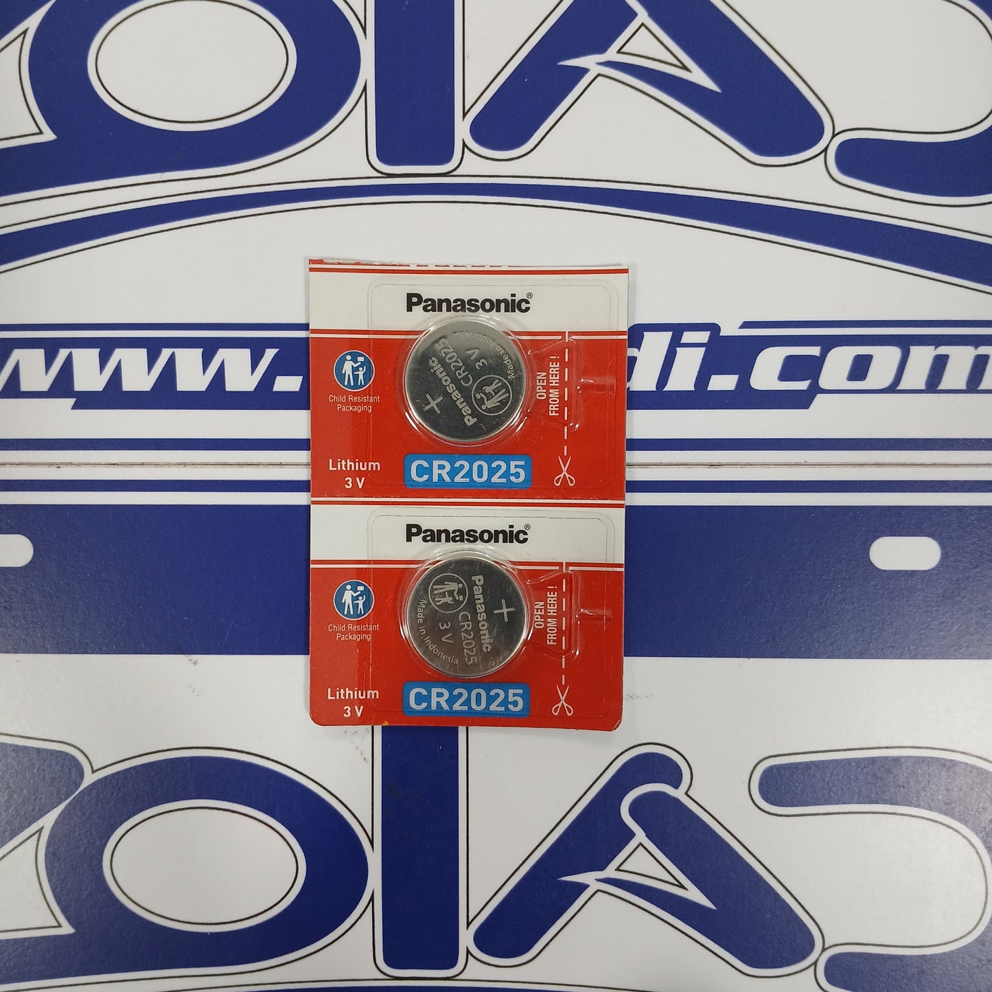 2 PILAS CR2025 TIPO BOTON PANASONIC