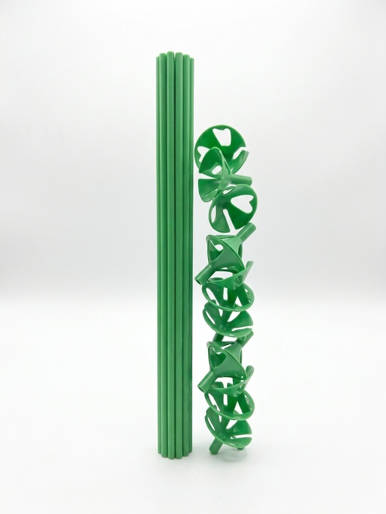 SOPORTE DE GLOBO 10 PCS VERDE CLARO