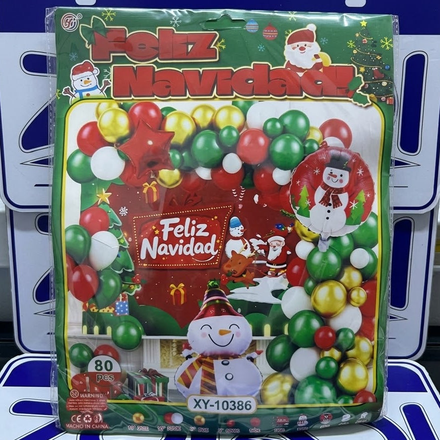 GLOBO NAVIDEÑO DECORATIVO 80PCS