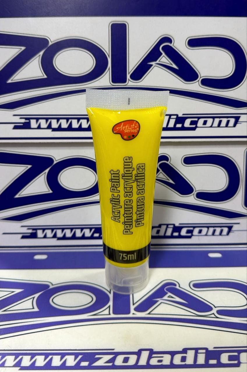 PINTURA ACRILICA AMARILLA 75ML