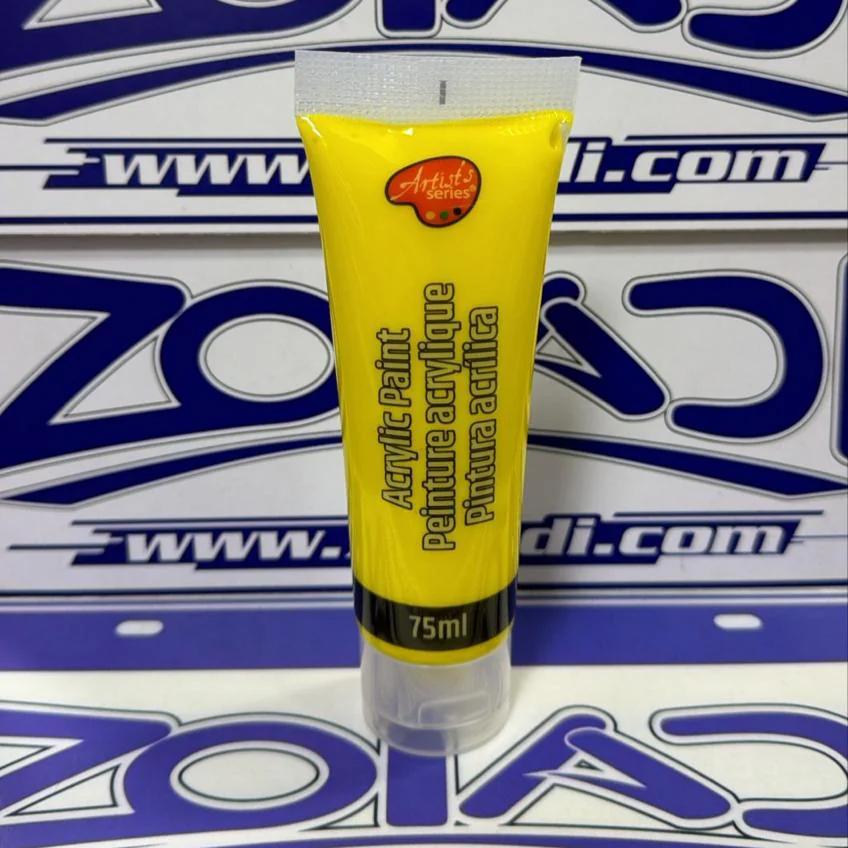 PINTURA ACRILICA AMARILLA 75ML - Dolar - Zoladi Perú