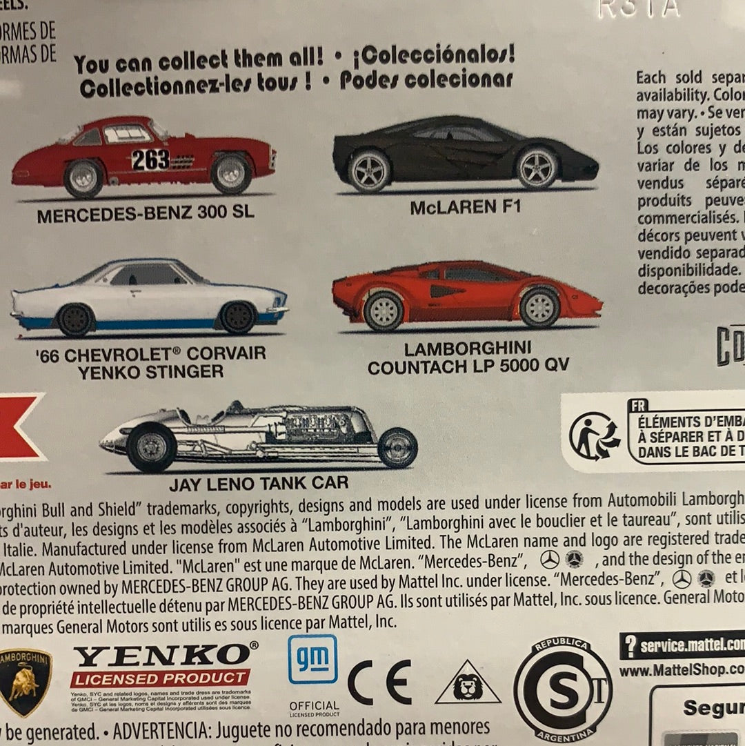 HCK10 Chase Lamborghini Countach Hot Wheels