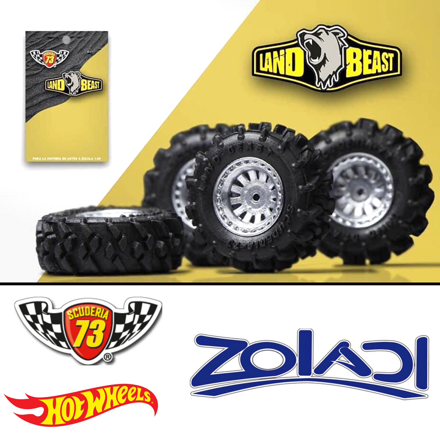 Land Beast Set 4 llantas