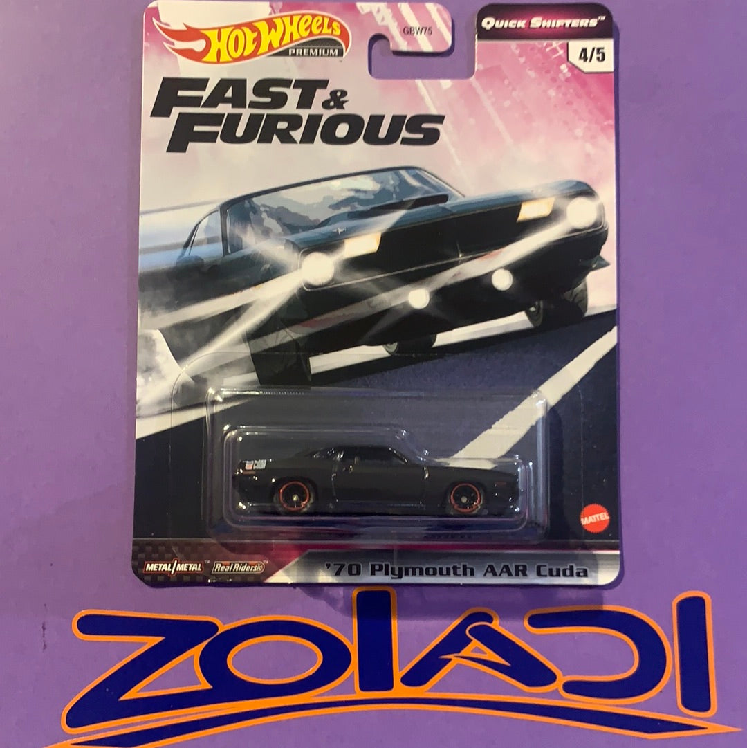 GJR82 Cuda AAR Fast&Furious Hot Wheels