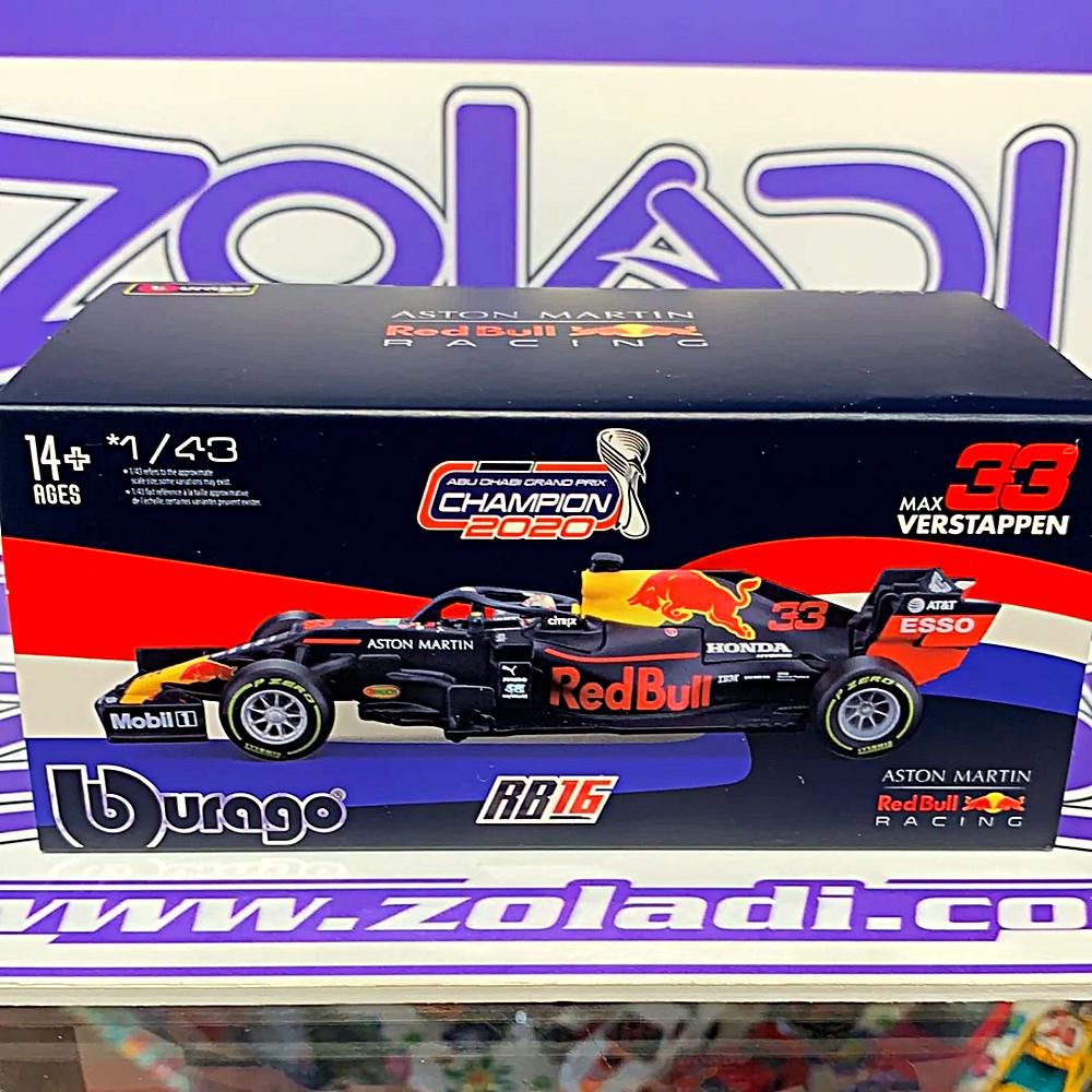 Burago F1 RB16 2020 33 Max Verstappen RedBull