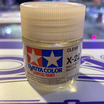 TAMIYA X-22 CLEAR PAINT
