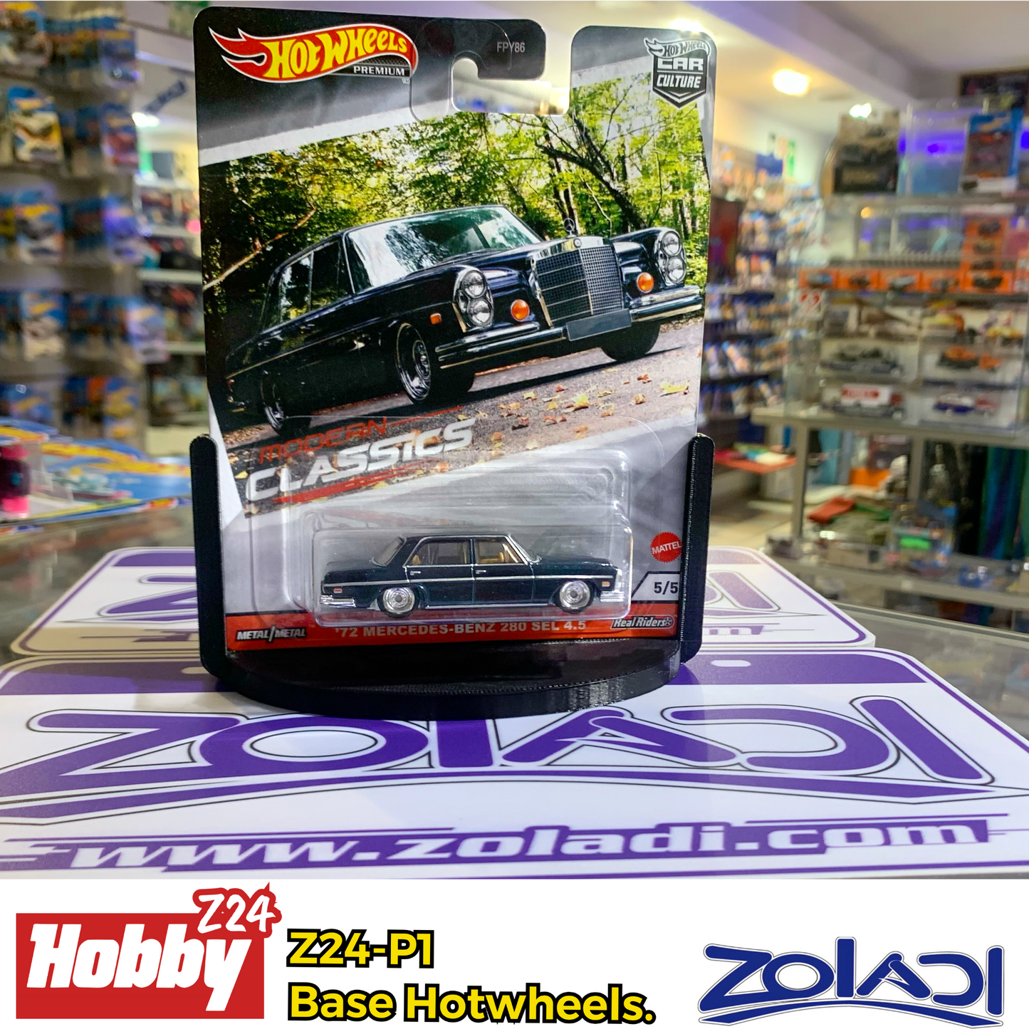 Z24P1 Base for Premium Hotwheels.