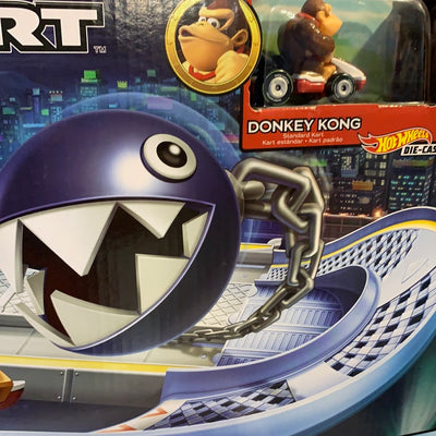 Planta Donkey Kong Pista Mario Kart Hot wheels Hot Wheels disponible en Zoladi Lima