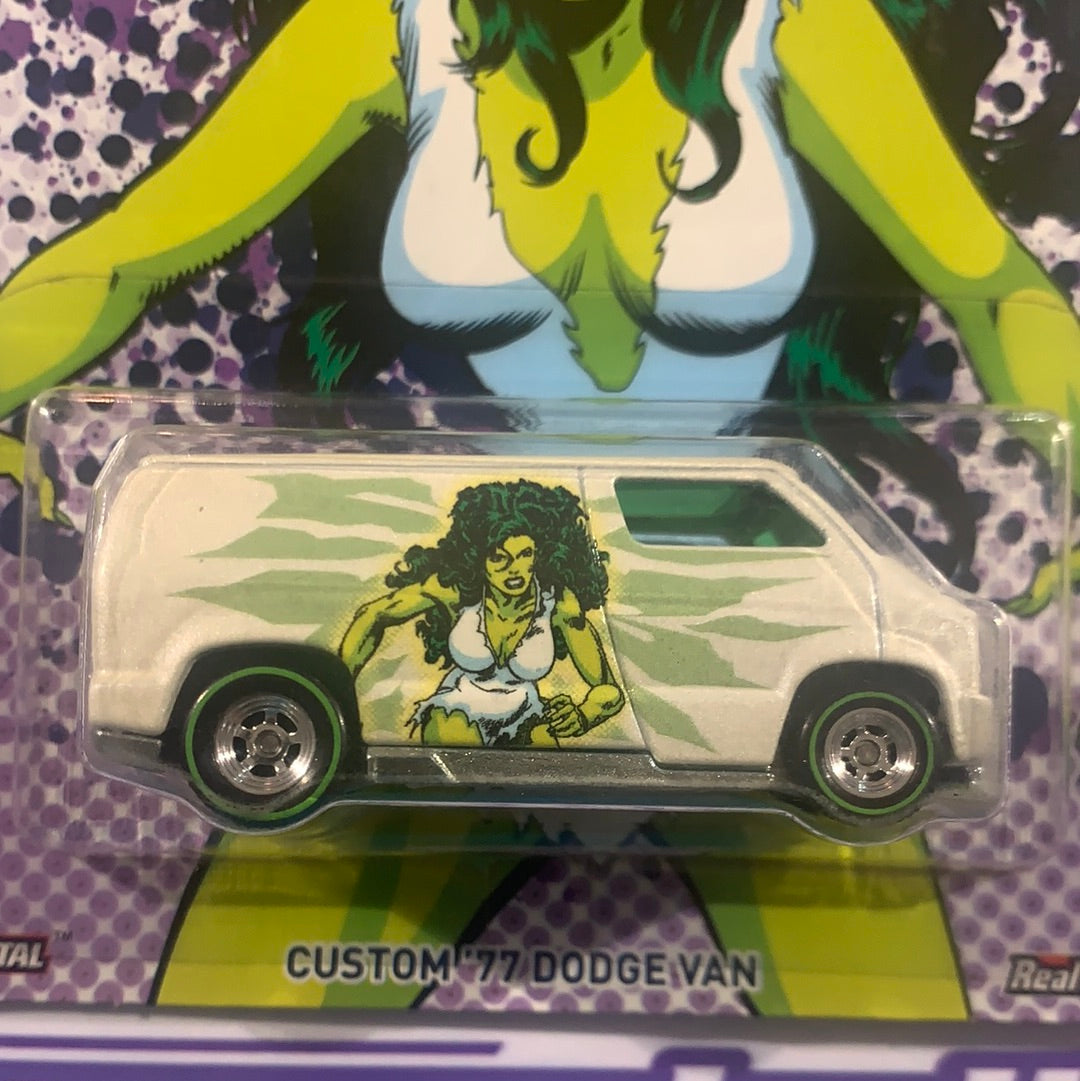 DHW30 She Hulk Custom 77 Dodge van