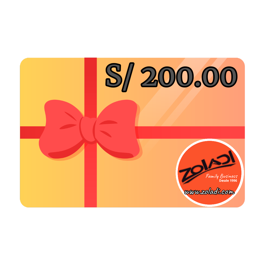 Zoladi Gift Card! RECIBE 10% Más Del Valor Para Compras Si la Usas en 1 Semana!
