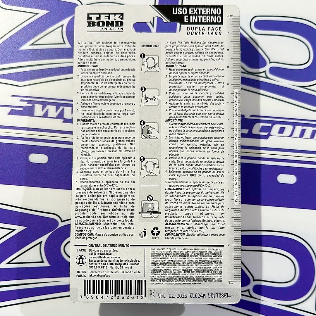 Cinta Doble Contacto TEKBOND